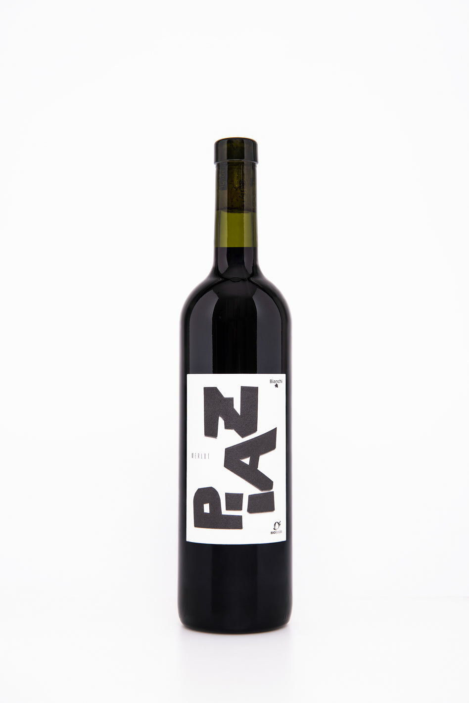 Piaz Merlot vino rosso barricato. biologico, vincitore di numerosi premi